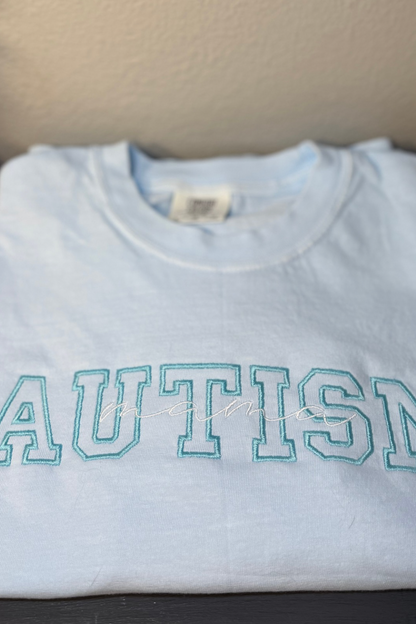 Embroidered Autism Tee