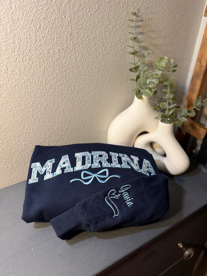 Custom Embroidered Madrina Sweatshirt