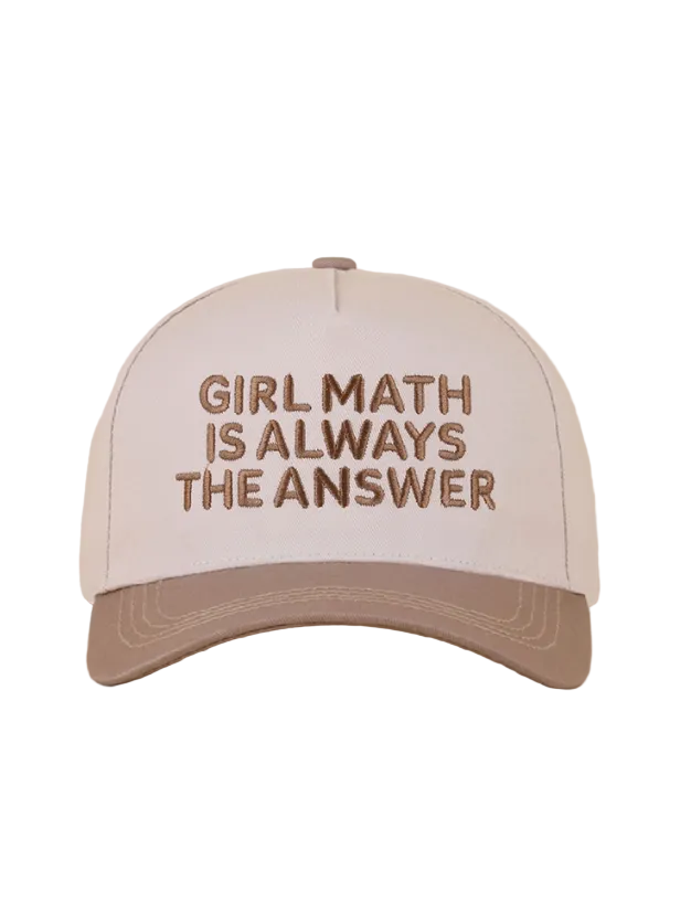 Girl Math Is Always the Answer Mocha