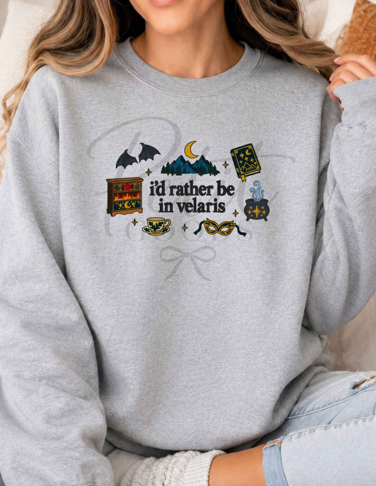 PRE-ORDERS CLOSE 10/23/26 - 8:00AM EST -  I'd Rather Be in Starlight | Bookish Crewneck Sweatshirt